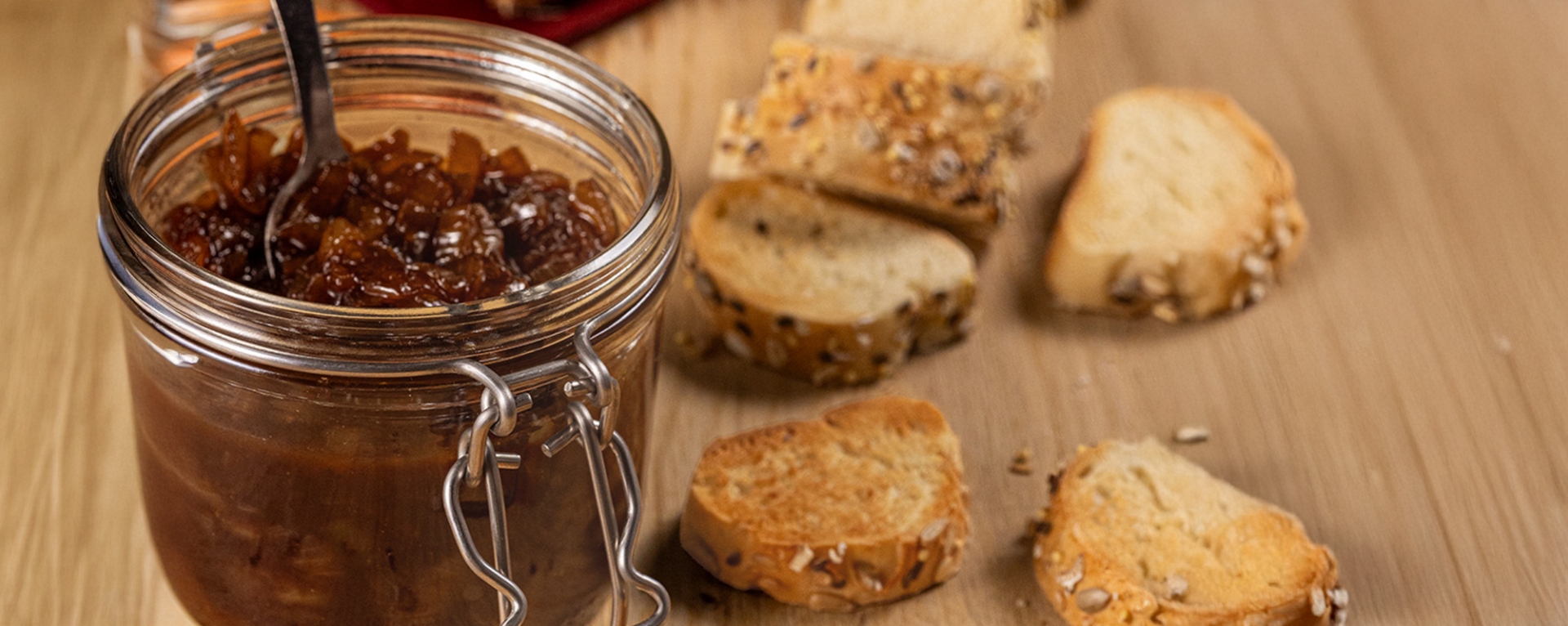 Chutney d’oignons ORION maison, doux et caramélisé